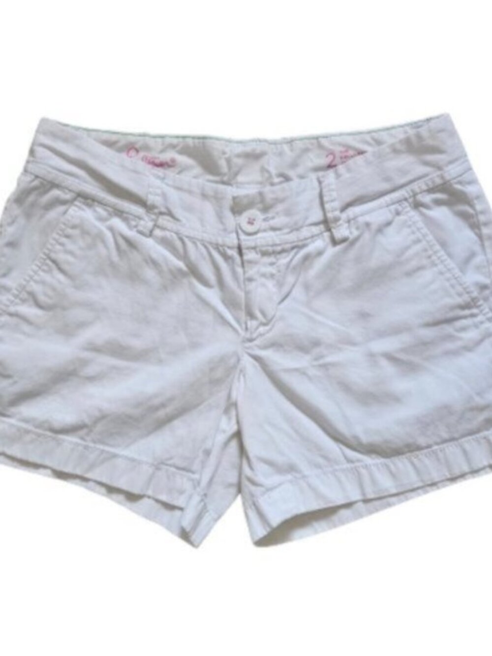 Lilly Pulitzer White "The Callahan" Shorts